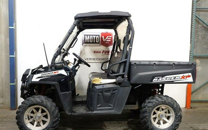 2012 Polaris Ranger XP 800 EPS Black / White Lightning LE