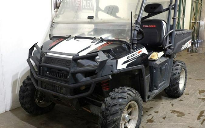 2012 Polaris Ranger XP 800 EPS Black / White Lightning LE