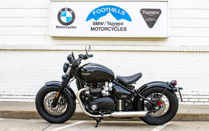 2024 Triumph Bonneville Bobber Jet Black