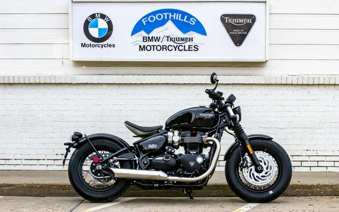 2024 Triumph Bonneville Bobber Jet Black