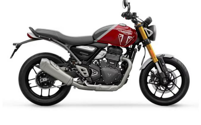 2026 Triumph Speed 400 Lava Red GlossStorm Grey