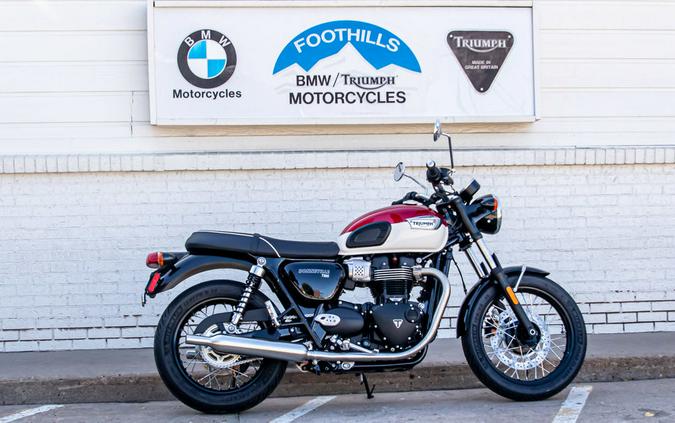 2024 Triumph Bonneville T100 Carnival Red/Fusion White