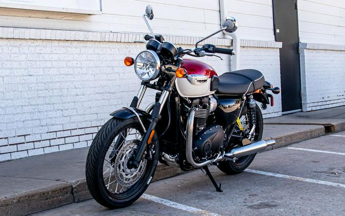 2024 Triumph Bonneville T100 Carnival Red/Fusion White