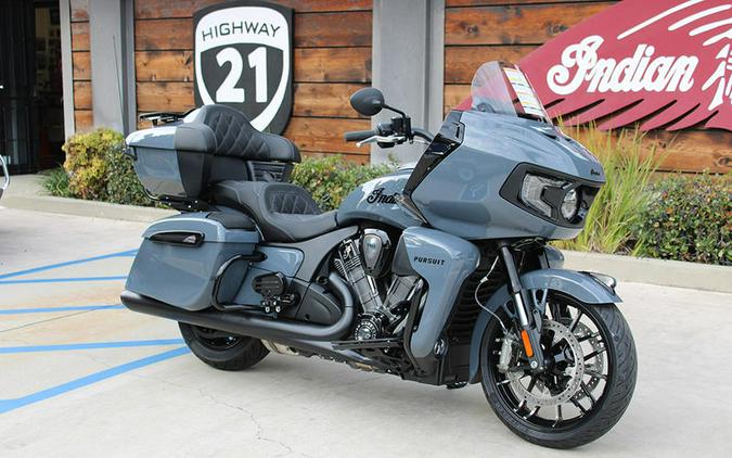 2024 Indian Motorcycle® Pursuit® Dark Horse® with PowerBand Audio Package Stealth Gray