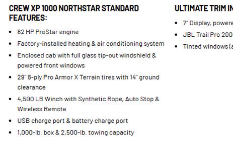 2027 Ranger Crew XP 1000 NorthStar Ultimate - Polaris