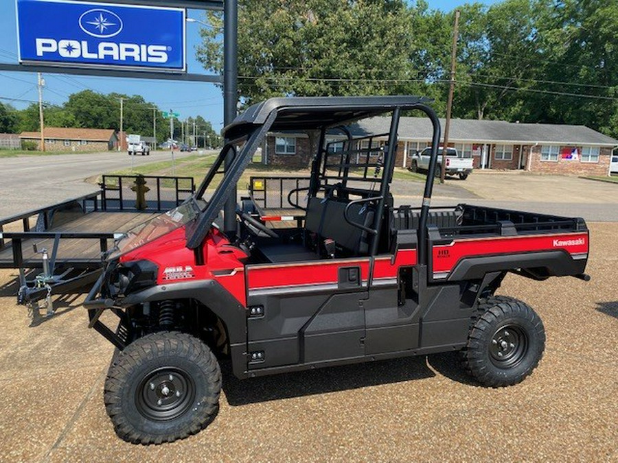 2024 Kawasaki Mule™ PRO-FX 1000 HD FIRECRACKER RED WITH ARMOR TECH GLASS WINDSHIELD