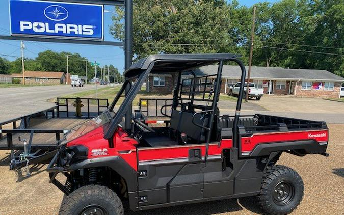 2024 Kawasaki Mule™ PRO-FX 1000 HD FIRECRACKER RED WITH ARMOR TECH GLASS WINDSHIELD