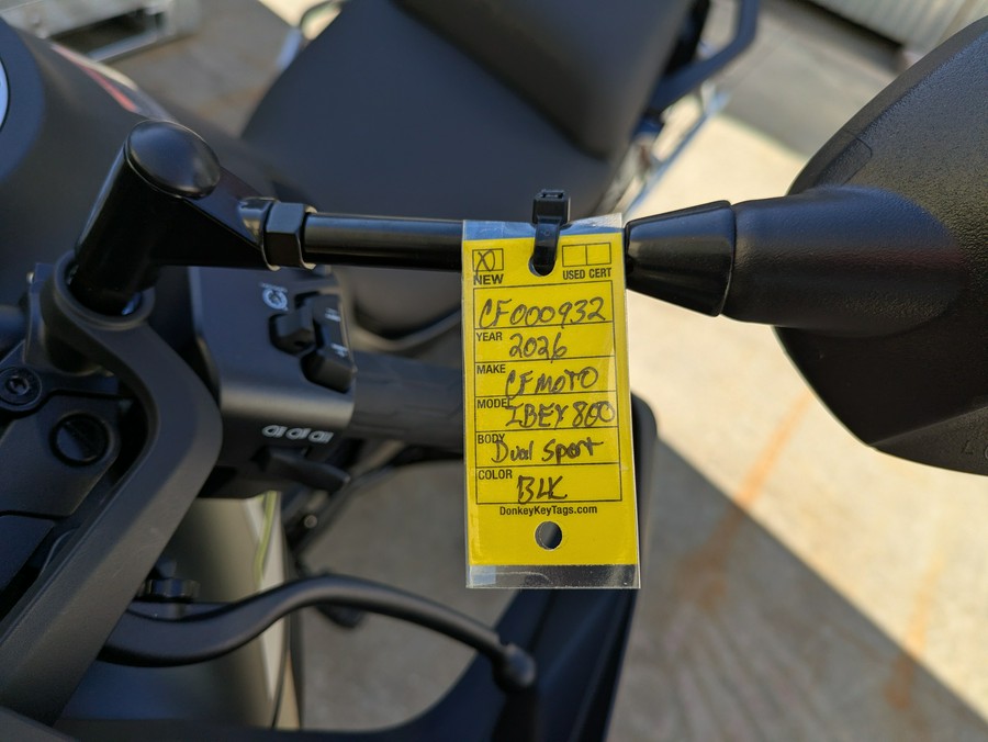 2026 CFMOTO Ibex 800 E