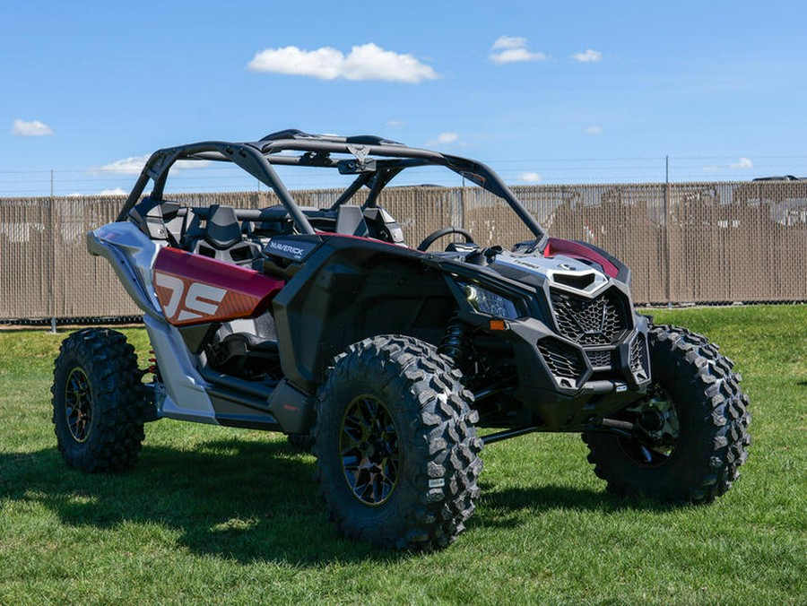 2024 Can-Am® Maverick X3 DS Turbo Fiery Red & Hyper Silver