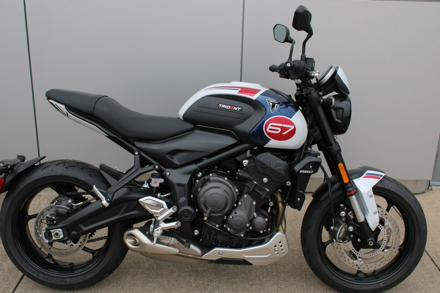 2025 Triumph Trident 660 Triple Tribute Edition