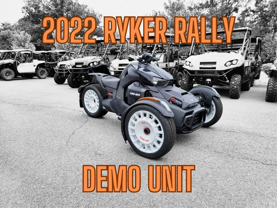 2022 Can-Am® Ryker Rally - Demo Unit