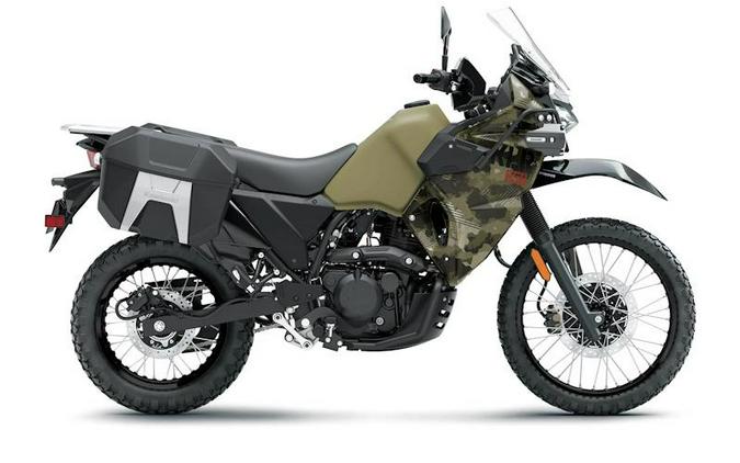 2026 Kawasaki KLR®650 Adventure ABS Cypher Camo Beige