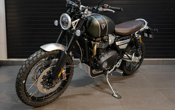 2023 Triumph Scrambler 1200 XC Matte Khaki Green Matte Jet Black