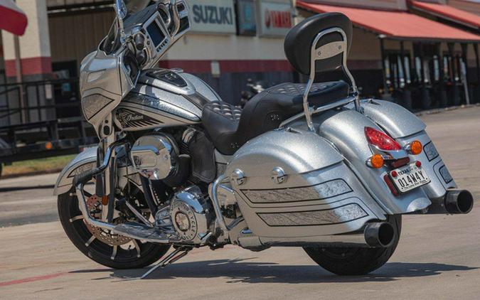 2018 Indian Chieftain Elite Black Hills Silver W/ Marble Acce