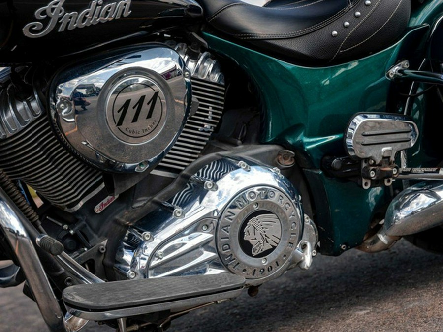 2019 Indian Springfield Metallic Jade Thunder Black