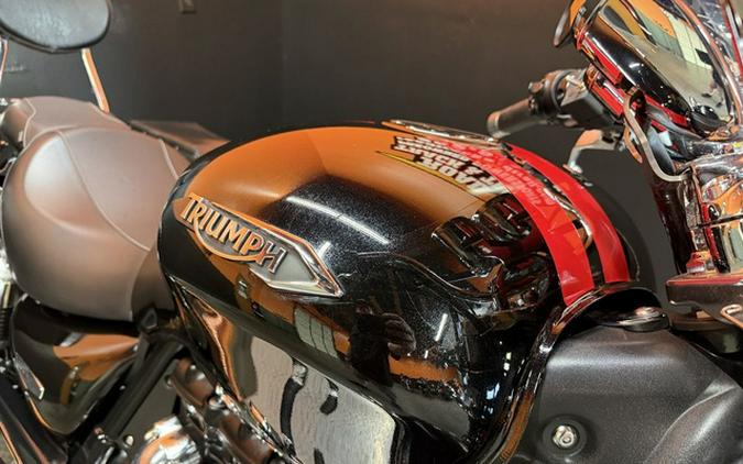 2017 Triumph Rocket III Roadster ABS Phantom Black W/ Twin Red Stripes