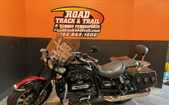 2017 Triumph Rocket III Roadster ABS Phantom Black W/ Twin Red Stripes