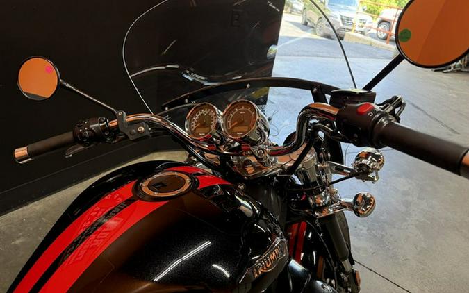 2017 Triumph Rocket III Roadster ABS Phantom Black W/ Twin Red Stripes