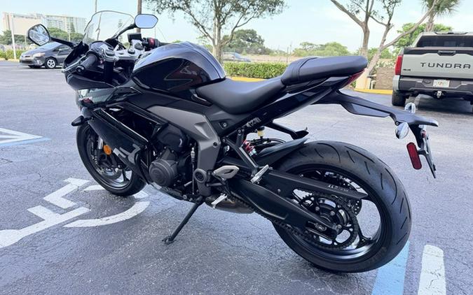 2026 Triumph Daytona 660 Sapphire Black