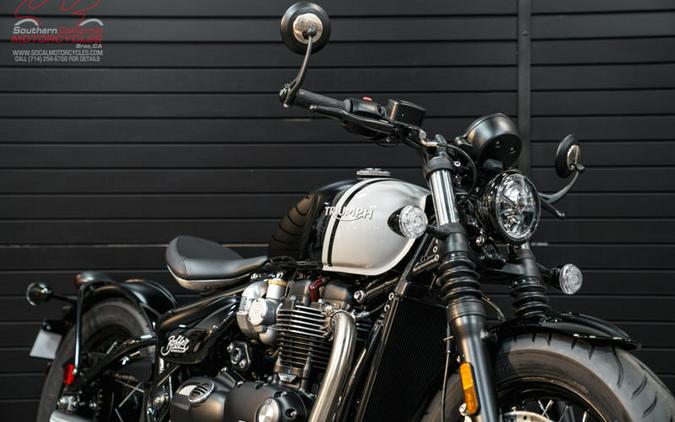 2024 Triumph Bonneville Bobber Jet Black/Ash Gray