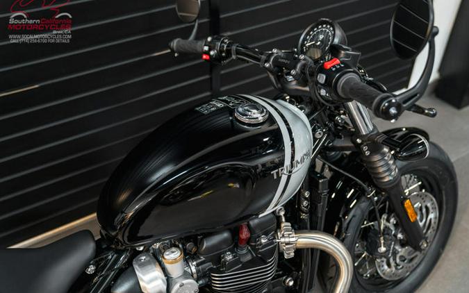 2024 Triumph Bonneville Bobber Jet Black/Ash Gray