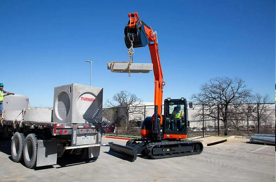 2024 Kubota KX080-4S Angle Blade