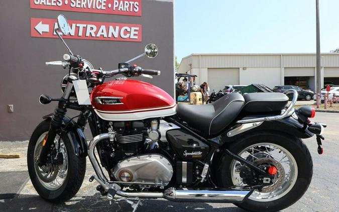 2026 Triumph Bonneville Speedmaster Carnival Red