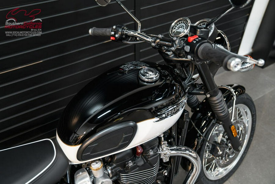 2024 Triumph Bonneville T120 Jet Black/Fusion White