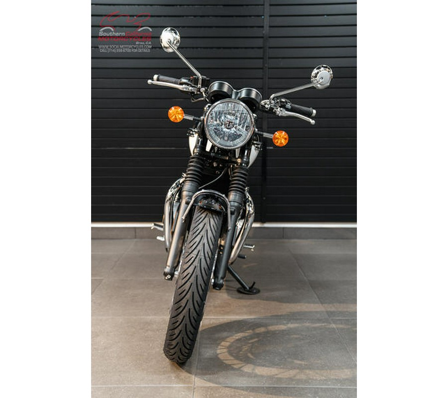 2024 Triumph Bonneville T120 Jet Black/Fusion White