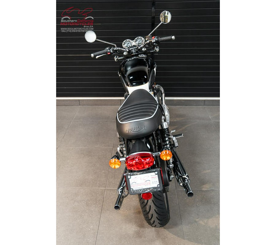 2024 Triumph Bonneville T120 Jet Black/Fusion White