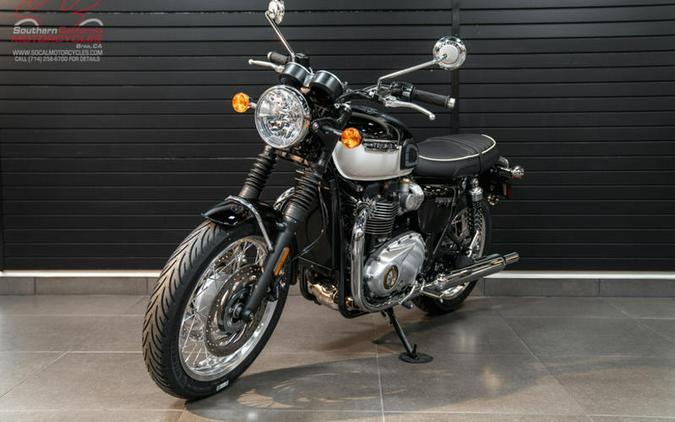 2024 Triumph Bonneville T120 Jet Black/Fusion White