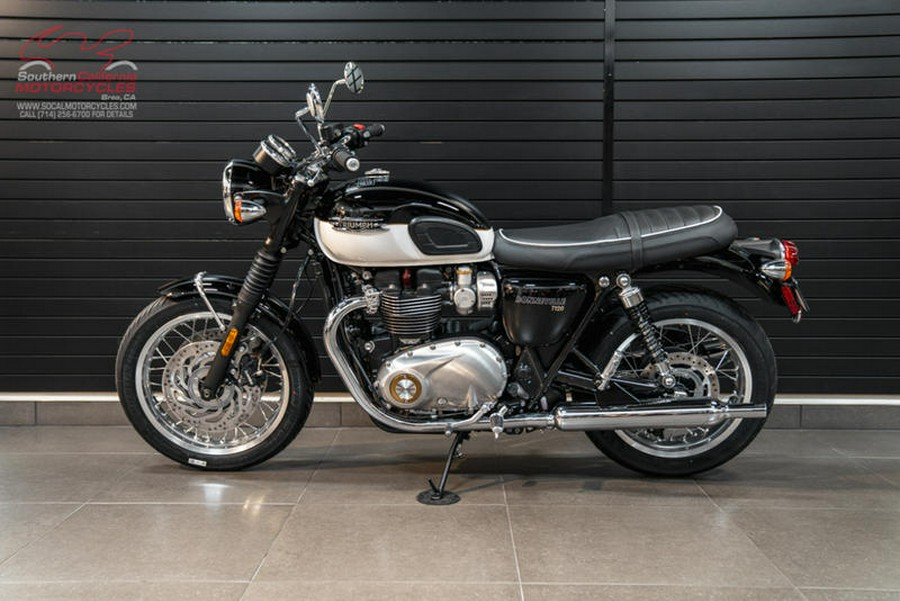 2024 Triumph Bonneville T120 Jet Black/Fusion White