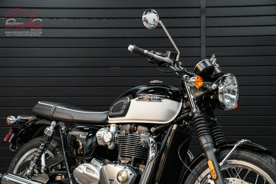 2024 Triumph Bonneville T120 Jet Black/Fusion White