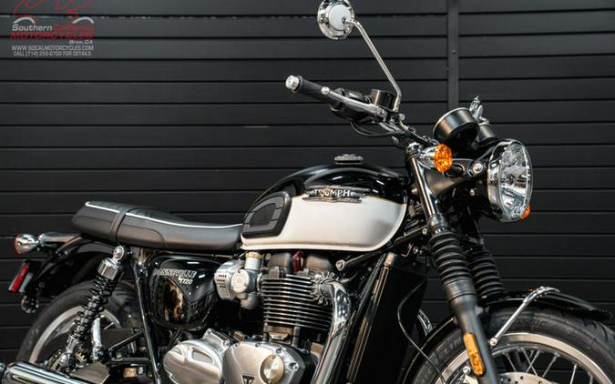 2024 Triumph Bonneville T120 Jet Black/Fusion White