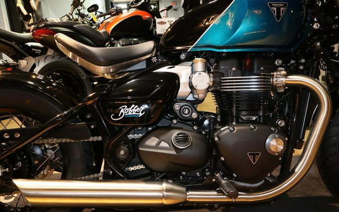 2026 Triumph Bonneville Bobber Interstellar Blue