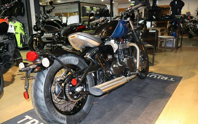 2026 Triumph Bonneville Bobber Interstellar Blue