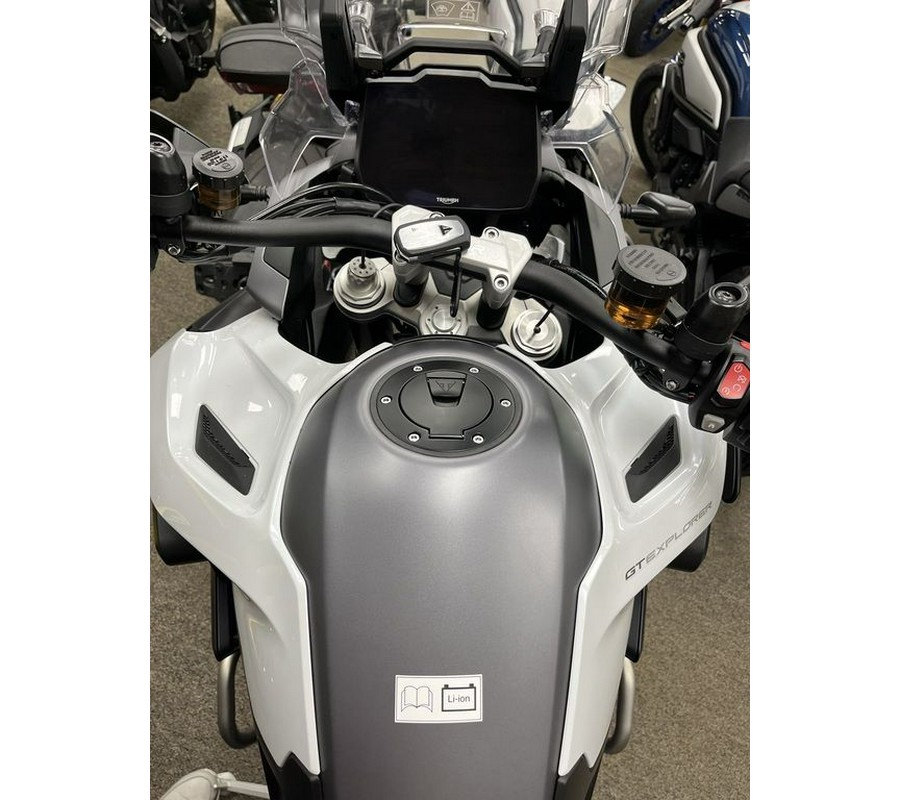 2023 Triumph Tiger 1200 GT Explorer Snowdonia White
