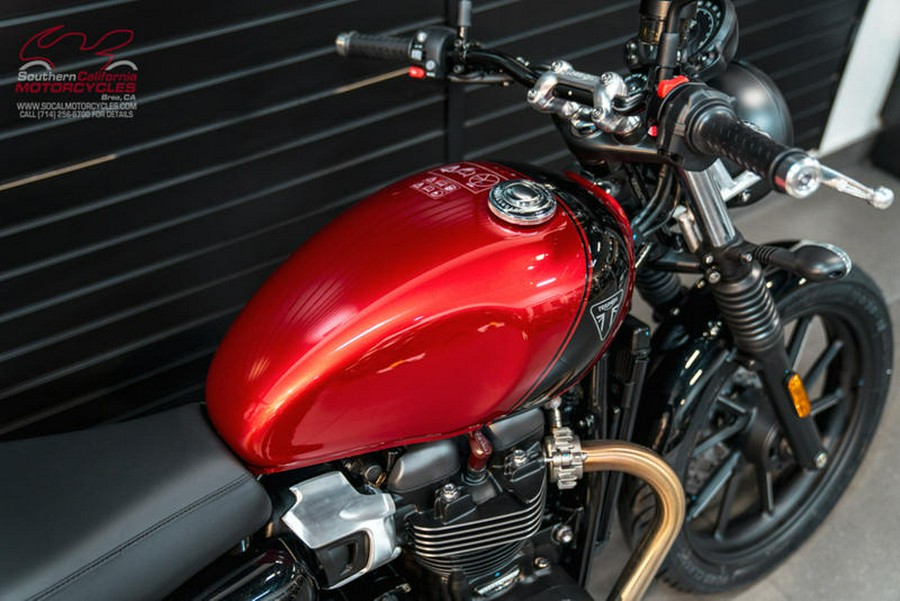2024 Triumph Speed Twin 900 Carnival Red/Phantom Black