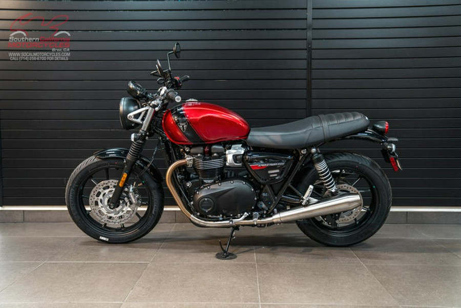 2024 Triumph Speed Twin 900 Carnival Red/Phantom Black