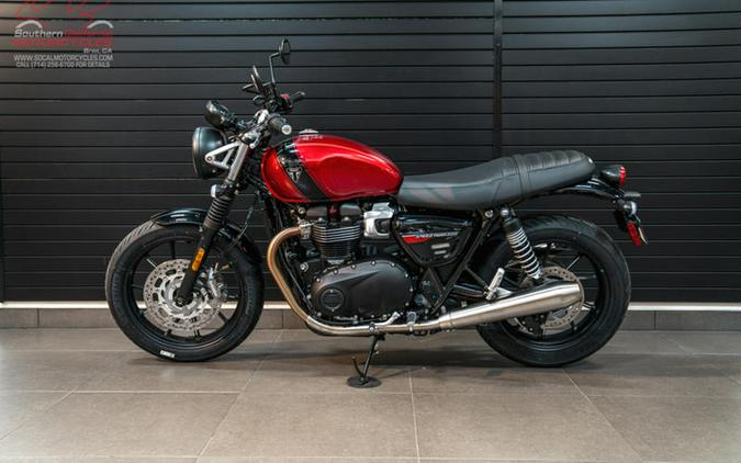 2024 Triumph Speed Twin 900 Carnival Red/Phantom Black