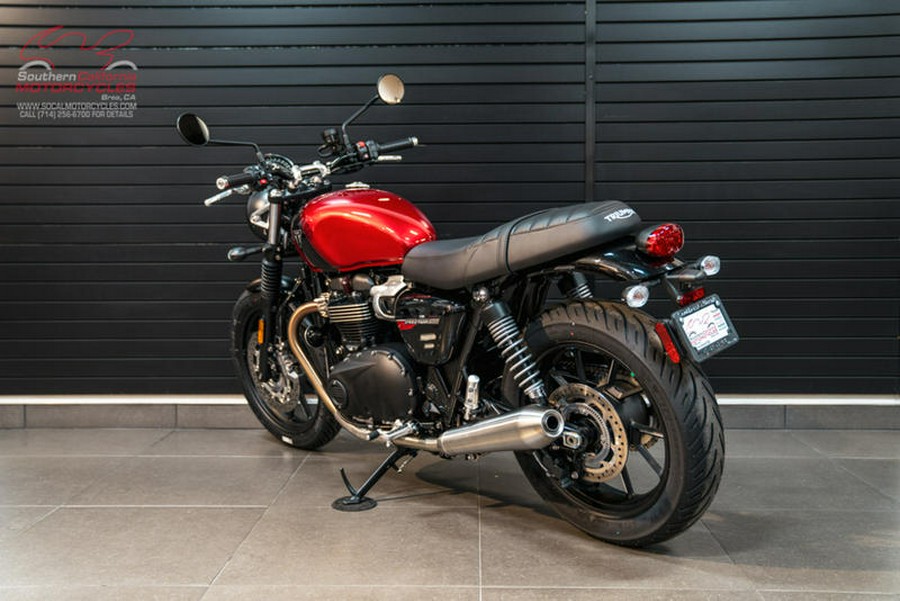 2024 Triumph Speed Twin 900 Carnival Red/Phantom Black