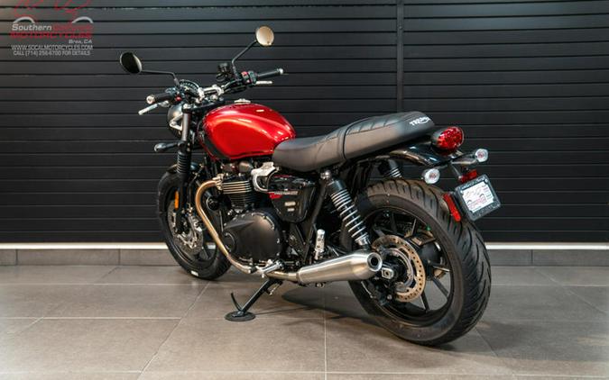 2024 Triumph Speed Twin 900 Carnival Red/Phantom Black