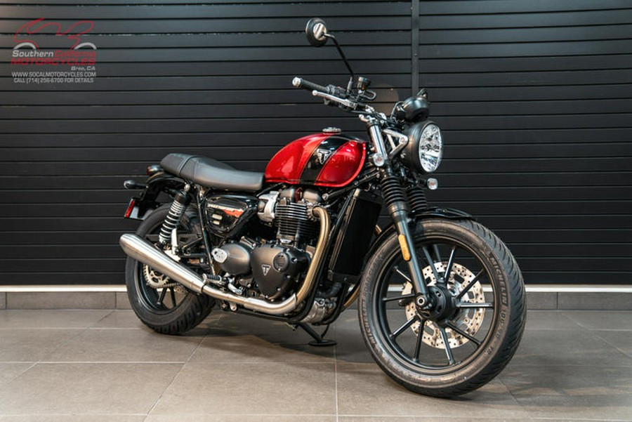 2024 Triumph Speed Twin 900 Carnival Red/Phantom Black