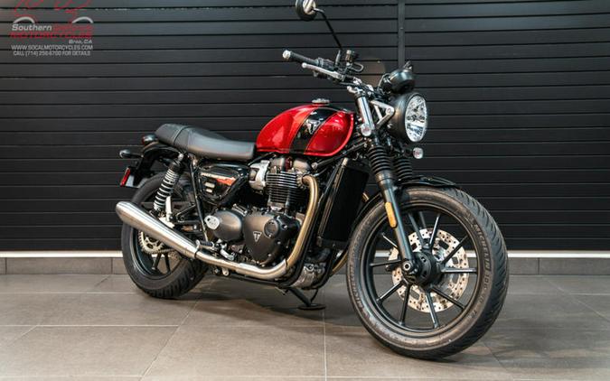 2024 Triumph Speed Twin 900 Carnival Red/Phantom Black