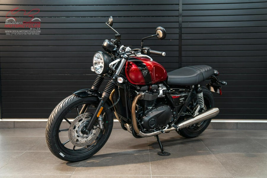 2024 Triumph Speed Twin 900 Carnival Red/Phantom Black