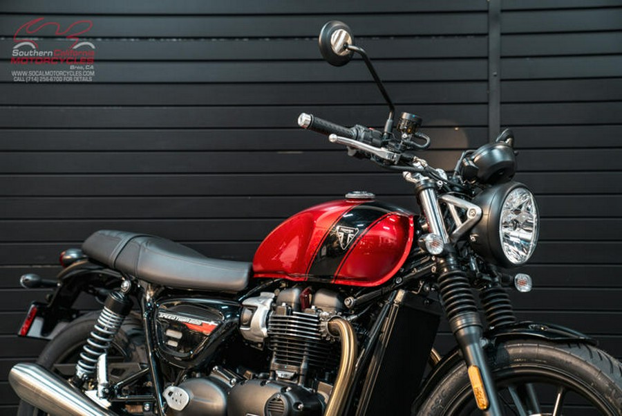 2024 Triumph Speed Twin 900 Carnival Red/Phantom Black