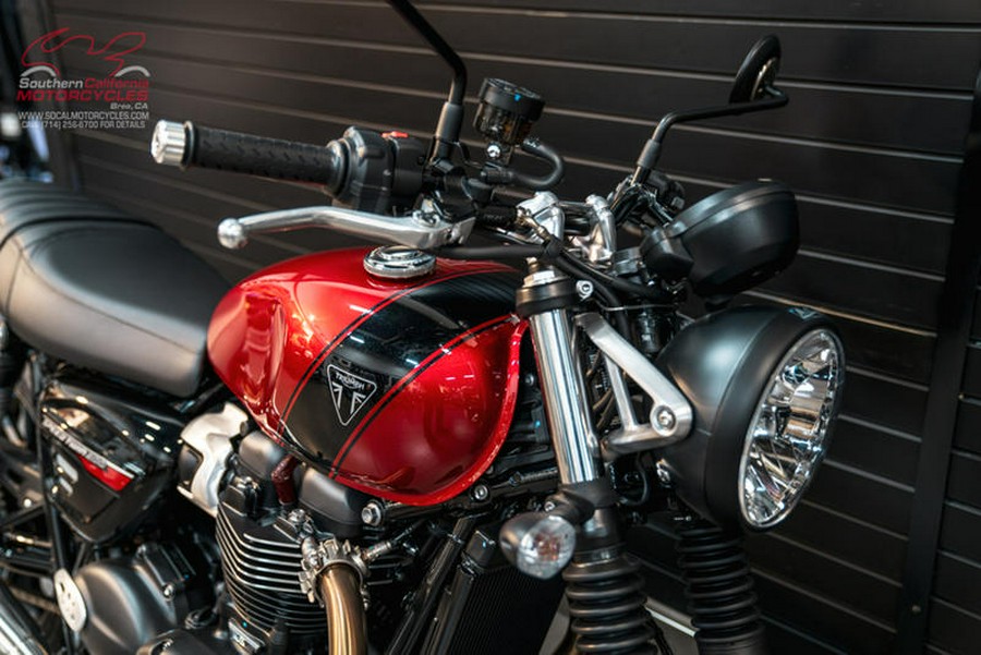 2024 Triumph Speed Twin 900 Carnival Red/Phantom Black