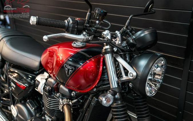 2024 Triumph Speed Twin 900 Carnival Red/Phantom Black