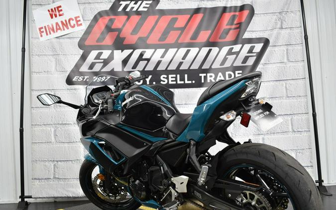 2021 Kawasaki Ninja 650 ABS Metallic Spark Black/Pearl Nightsha