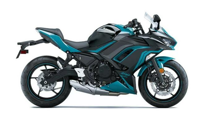 2021 Kawasaki Ninja 650 ABS Metallic Spark Black/Pearl Nightsha